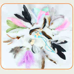 VOA | Interactive Cat Toy with Suction Cup Long Handle and Feather