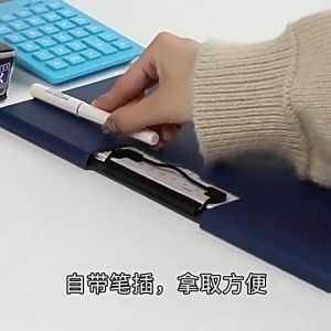 Clipboard with Cover A4 Size Expanding File Folder for Office Business Document Storage 23x31.5CM