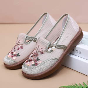 YIDISEN | Comfortable Slip-on Cotton Shoes for Middle-aged and Elderly Non-slip