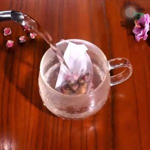 100PCS/Pack 7 Sizes Empty Teabags String Heat Seal Filter Paper Herb Loose Tea Bag Drawstring Pouch Teabag Empty Unbleached Cotton Non-Woven Tea Strainer Disposable Seal Empty Tea Bag Filter Stop Coffee Filter Bag