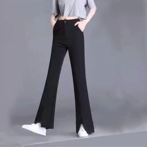 Spring Summer Short Sleeve Wide Leg Pants Set Women Loose Slimming Korean Style Fashionable Two Piece Suit Casual Workwear