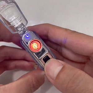 Best Seller MULTIFUNCTIONAL USB RECHARGEABLE LIGHTING LIGHTER | USB Rechargeable Lighter | Flameless Lighter with Flashlight | Electric Arc Lighter | IPX6 Waterproof and Windproof Lighter | Double Arc Plasma Cigarette Lighter | Portable Electric Lighter.