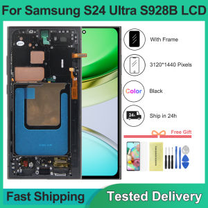 6.67" AMOLED S24 Ultra LCD Display Touch Screen Digitizer Assembly for Samsung S24 Ultra Models S928B S928U S928BE S928N S928W
