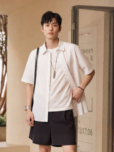 Semir | Áo Sơ Mi Cổ Bẻ Tay Ngắn Cotton Mới Mùa Hè Phong Cách Thông Dụng