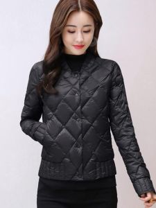 Lightweight Padded Cotton Jacket Womens Winter Fashion Korean Style Comfortable Loose Slimming Short Coat Thickened Outerwear