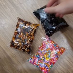 Thun cột tóc Bịt 100gr   thun cột tóc cho Mẹ và bé mix nhiều màu xinh xắn .