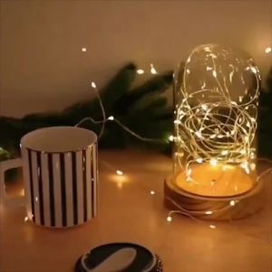 1pc 5M50led/10M100led Fairy LightBattery powered Warmwhite/White/Multicolor Best for Garden/Yard/Tree/Room Decor(Battery Not