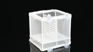 SKISOPGO Aquarium Quarantine Isolation Box Nylon Fish Breeding Hatching Box Kubator Pembiakan Ikan 鱼缸尼龙网隔离盒孵化盒