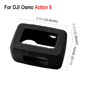 PULUZ | PULUZ High Density Sponge Foam Camera Protective Cover For DJI Osmo Action 6 Action 5 Pro Action 4 Action 3 Reducing Wind Noise