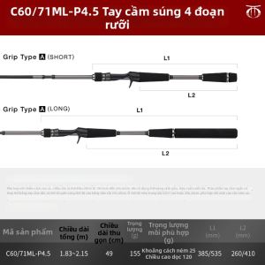 Tailwalk | Cần Câu Cá Nhẹ Đa Đoạn Di Động