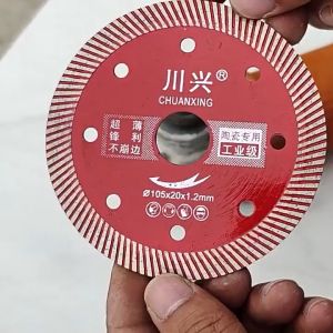 Blade Gerinda Super Tahan Panas 4 Inch untuk Keramik Granit dan Porselen - Warna Lemon Yellow