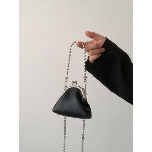 กระเป๋าสะพายข้างโซ่ Mini Cute สำหรับผู้หญิง กระเป๋าสะพายข้างแบบสะพายข้าง กระเป๋าใส่เหรียญแฟชั่นสุดเก๋ กระเป๋าสะพายข้างแบบลำลอง