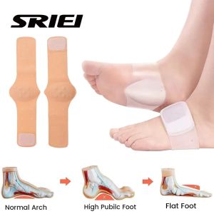 SRIEI 1 Pair Orthotic Insoles Pads Silicone Gel Arch Support Foot Pad Flat Feet Relieve Pain Foot Care Insoles
