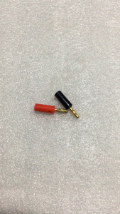 (5 cặp đỏ đen) Phích cắm bắp chuối điện tử / Giắc chuyển đổi âm thanh mạ điện