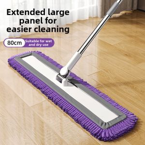 ZHUOLESHI | Home And Commercial Use Efficient Floor Cleaning Chenille Flat Mop