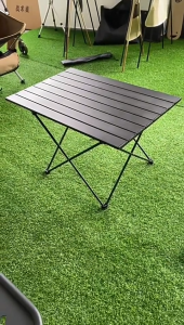 [SG Stock]Camping Roll-Up Table Aluminum-Portable Foldable Picnic Desk for Outdoor BBQ Hiking & Travel (3 Sizes)