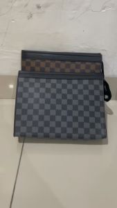 PREMIUM 3905 DOMPET JINJING / DOMPET TANGAN / HANDBAG PRIA WANITA MUAT IPAD UKURAN BESAR BAHAN SINTETIS