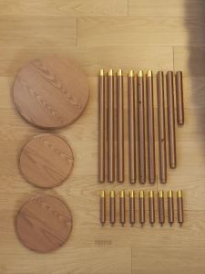 DONGMU | Rotating Wooden Coat Rack