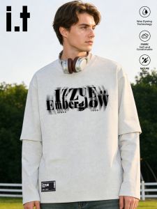 izzue | Mens New Fashion Design Long Sleeve T-shirt