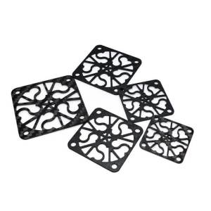 RC Cooling Fan Cover 30mm 35mm 40mm 45mm 50mm Carbon Fibre Board for RC Motor/Electric Heat Dissipatation Fan Protection Cover
