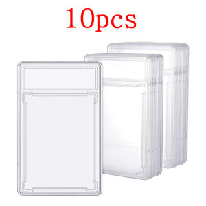 35PT Trading Cards Label Card Sleeves display Protector Fit for YuGiOh MTG Pokemon Game Sports Cards 90x65mm Grade PTCG Gift Toy