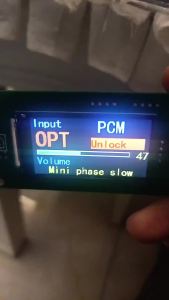 Dual ES9038Q2M DAC ถอดรหัส OPA1612 * 2 OP AMP SPDIF IIS อินพุตไฟเบอร์ออปติกพร้อมปุ่มควบคุมระดับเสียง DSD512พื้นเมือง