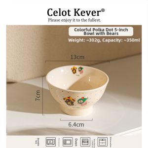 Home Personal Ceramic Soup Rice Bowl