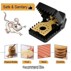 Upgraded home Large Mouse Rat Traps - Safety High Sensitive Snap Big Plastic Mouse Trap Rodent Catcher