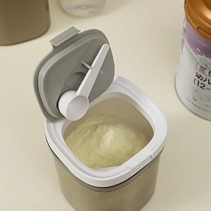 HOVELSHOP Toples Kotak Tempat Penyimpanan Susu Bubuk Bayi Anti Tumpah Milk Powder Container