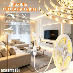 other | 5V USB Flexible Cuttable LED Strip Light with Button Switch Adhesive Backing for TV Backlighting Cabinets Home Decor Lighting