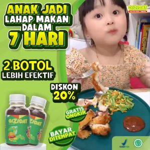 Gizidat Madu Ikan Sidat Penambah Nafsu Makan - Ukuran 130 ml anak sehat kuat cerdas