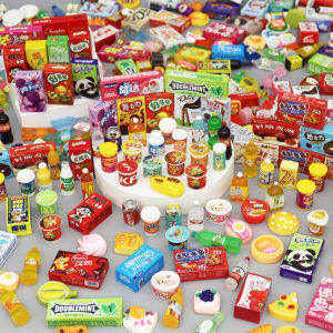 WANXUEXING | Mini Food Model Toys DIY Set