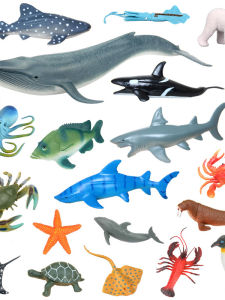HANYIMOWAN | Realistic Marine Animal Model Set Children Toy
