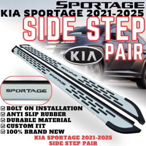 GECA SPORTAGE 2021-2025 SIDE STEP PAIR (12201)