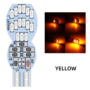 KEVANLY | 4pcs T10 194 W5W Car Reading Interior Light 30 3014 SMD Chips Plug and play Daytime Running Lights License Plate Lamp 12-24V