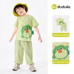 DUDUJIA | Bộ Quần Áo Hè Cho Trẻ Em Siêu Nhẹ