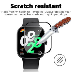 3D Soft Fibre Glass Protective Film For Xiaomi Redmi Watch 3 4 5 Active Full Curved Cover Screen Protector Redmi Watch 5 4 3 Smart Watch Accessories