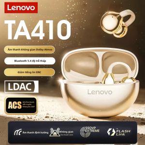 Lenovo | Tai Nghe Chơi Game Không Dây Lenovo TA410 TWS Với Âm Thanh Không Gian Toàn Cảnh Thời Lượng Pin Dài Và Âm Thanh HD Tai Nghe Bluetooth Kẹp Tai Dành Cho Người Lớn Nam Nữ