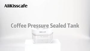 AliKisscafe Hạt Cà Phê Hộp Bảo Quản Chân Không Kín Bình Trà Lon Máy Pha Cà Phê Espresso Phụ Kiện Nhà Bếp Dụng Cụ Pha Cà Phê 450Ml/1100Ml/1700Ml