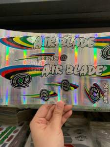 Bộ tem xe đạp AIRBLADE chữ màu trắng hàng nhập Thái Lan chất lượng cao dành trang trí riêng cho dòng xe này tem màu sắc cực đẹp và bền giá bán cực tốt bán lẻ như bán sỉ