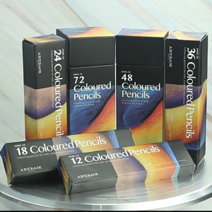 LVYIMAO 【ประเทศไทย】ชุดดินสอสี24/48สีประกอบด้วยที่เหลาดินสอไม้ยางลบเครื่องเขียนงานศิลปะสำหรับโรงเรียน สีน้ำมัน ดีไซน์เนอร์ แบบกล่อง Colored Pencil soqil_th