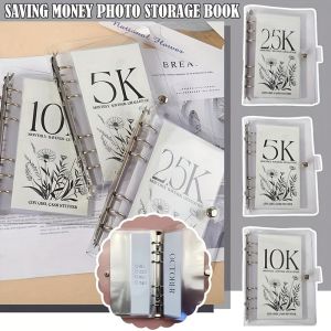 12-Month Money Saving Challenge Binder Set with Cash Envelopes Easy and Funny Way To Save 2.5K/5K/10K Savings Goals- Great Gift