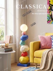 AOMAO | Dopamine Colorful Stone Stack Ambient Floor Lamp
