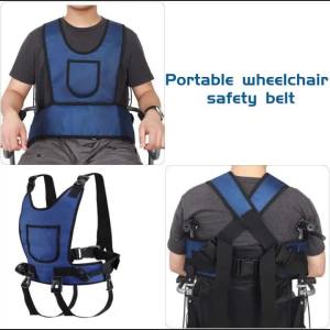 Wheelchair Safety Seat Belt with Shoulder Fixing Straps Elderly Nursing Band Patient Harness Brace Support for Fall Prevention