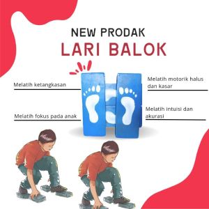 Balok Kaki Lari balok mainan edukasi