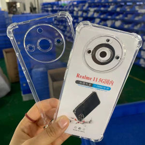 Realme True Me 11 Full Cover Transparent Soft Shell Phone Case with Airbag Anti-Fall Protection for Reno2 Reno6 R11 Reno5 pro