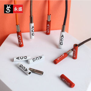 Metal Drawstring Decorative Buckle Cord Head Karabiner for Hoodie Hat Sports Pants Belt Flat Clothes Rope Bell Pull Cord