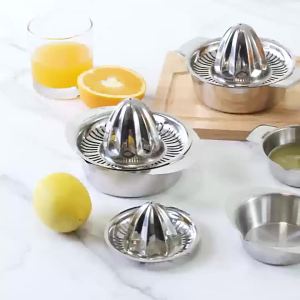 Máy ép chanh bằng thép không gỉ máy ép trái cây tay máy ép cam di động cốc ép cam mini