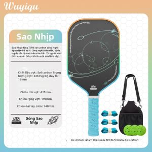 WUYIQU | Bộ Đồ Chơi Pickleball Sợi Carbon Thế Hệ 4
