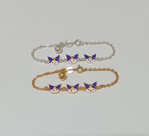 Gelang Tangan Anak Kuromi Nori Fancy (Perak 925)